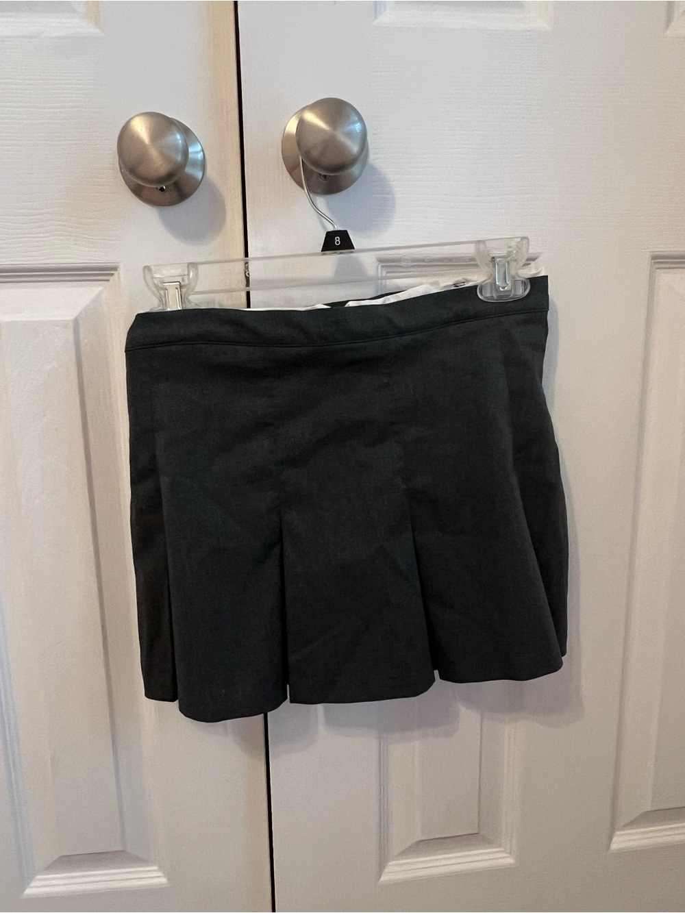 H&M Girls Size 12 Gray Pleated Skirt Preppy School Uniform